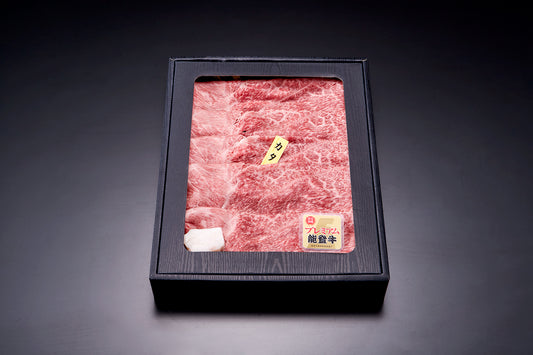 石川県産 能登牛プレミアム 肩（ウデ）すき焼き•しゃぶしゃぶ用500g